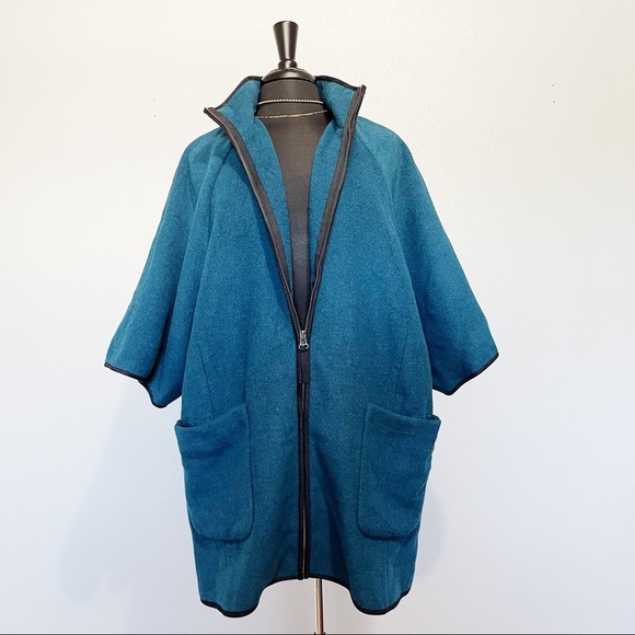 Old Navy Cardigan Green Patch Pockets Wool XL - Picture 1 of 8